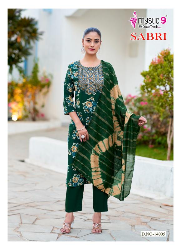 Mystic9 sabri vol 14 shree kurtis wholesale